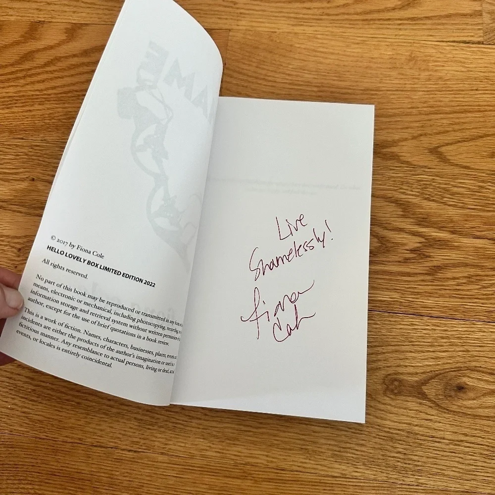 [SIGNED] Special Edition Cover of Shame by Fiona Cole - Picture 2 of 5